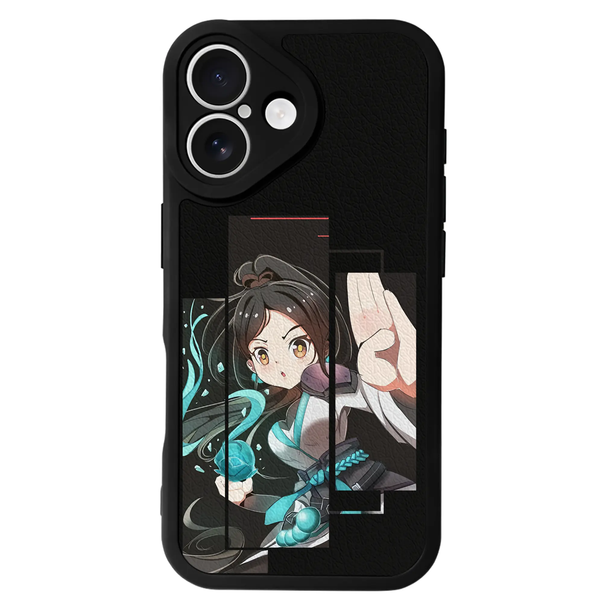 VALORANT グッズ,セージ - IPhone 16シリーズ対応 ・ シリコンスマホケース ・ レザー調 ・ 高精度フィット ・ 耐衝撃 ・ ワイヤレス充電対応 ・ 精密カット